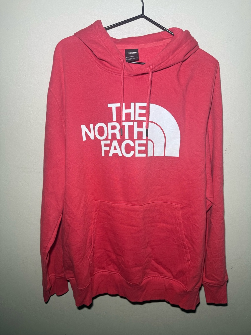 The North Face Red and White Hoodie